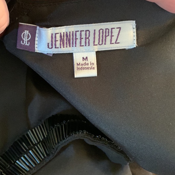 Jennifer Lopez Beaded Top, Size Medium, Black - Picture 9 of 12